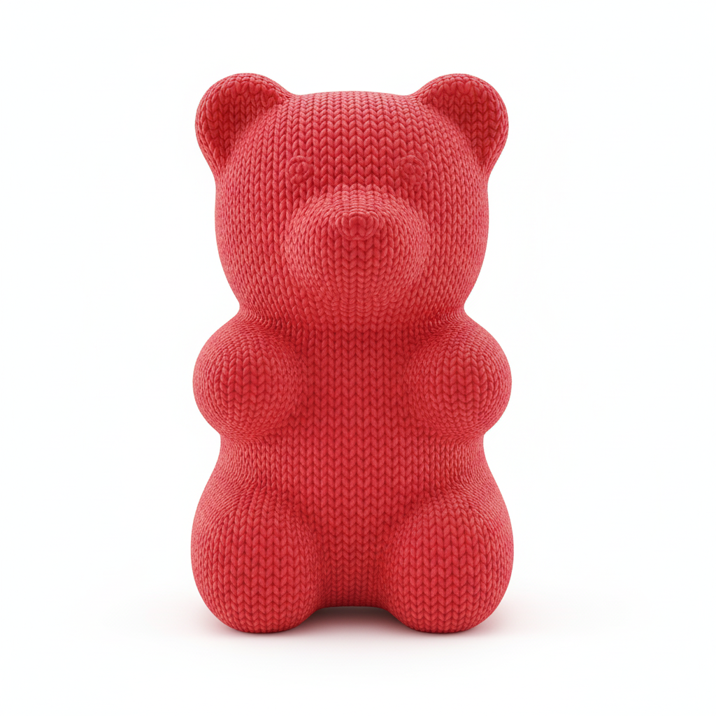 Knitted Gummy Bear