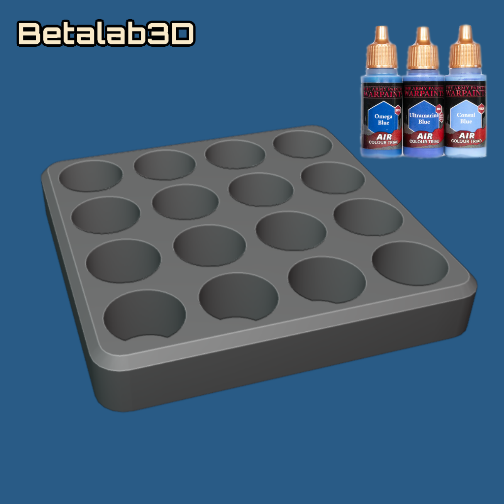 Organizer 16 Slot Army Painter/Vallejo Bottle 18ml