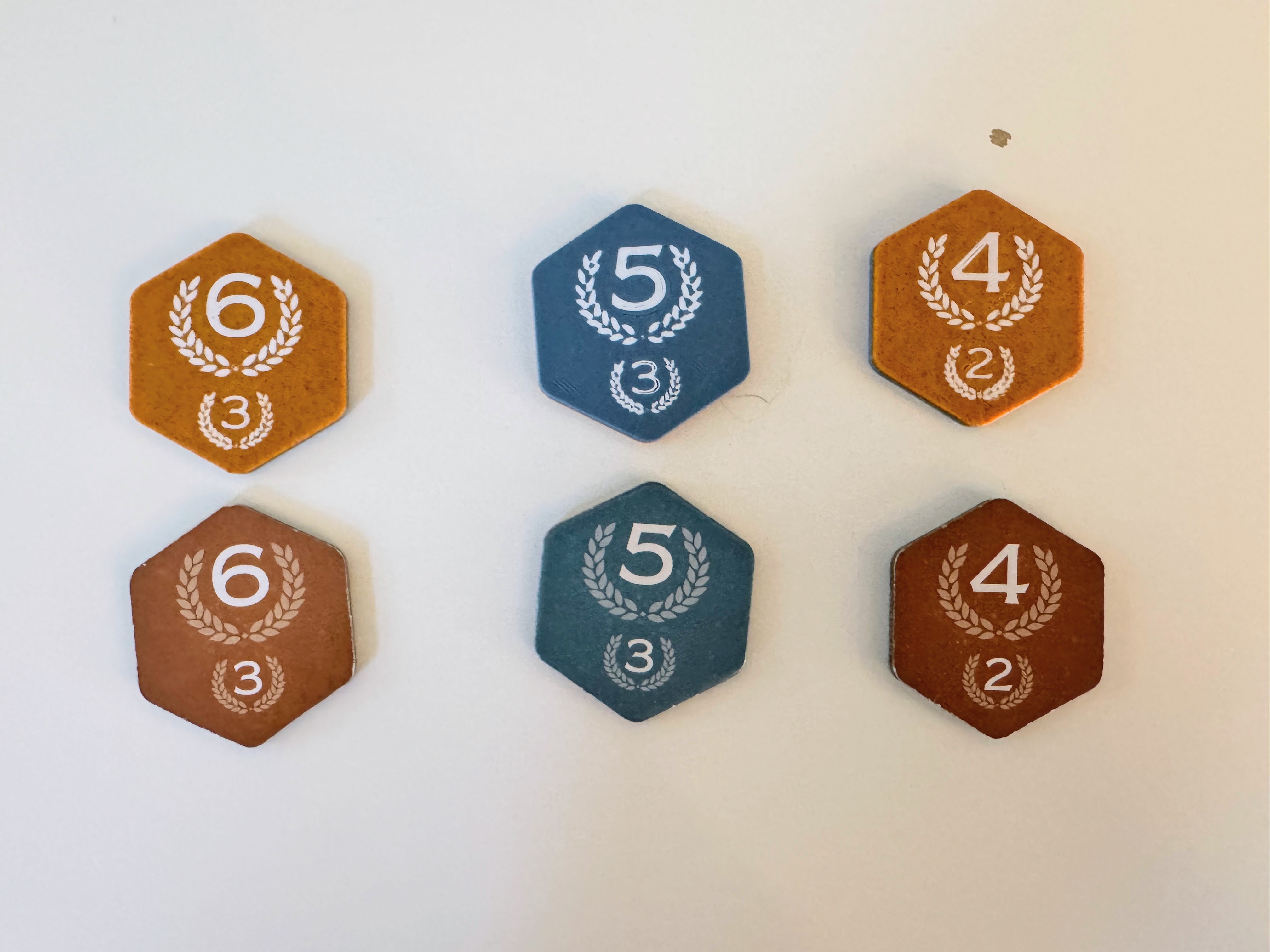 Arcs board game ambition score tokens