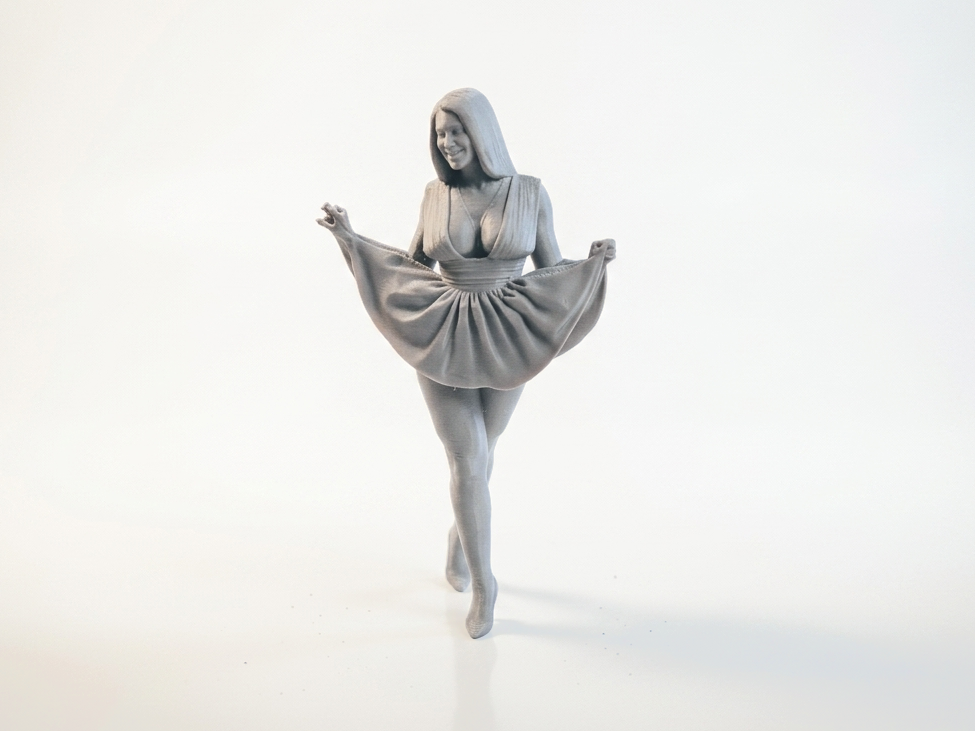 Dancer Figurine Female Figure 3D Printable