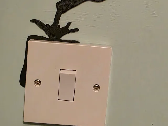 Wine Bottle Light Switch Decoration