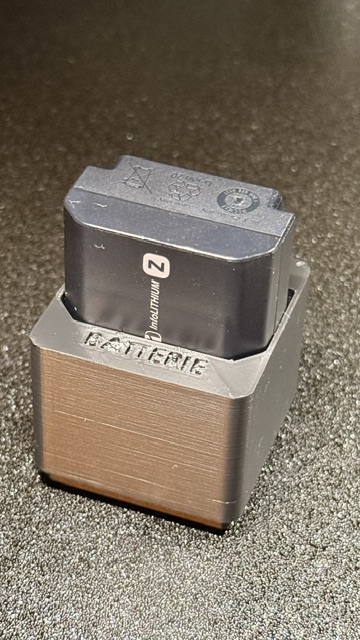 GRIDFINITY - Support BATTERY SONY NP-FZ100 - SONY A7 - 1x1