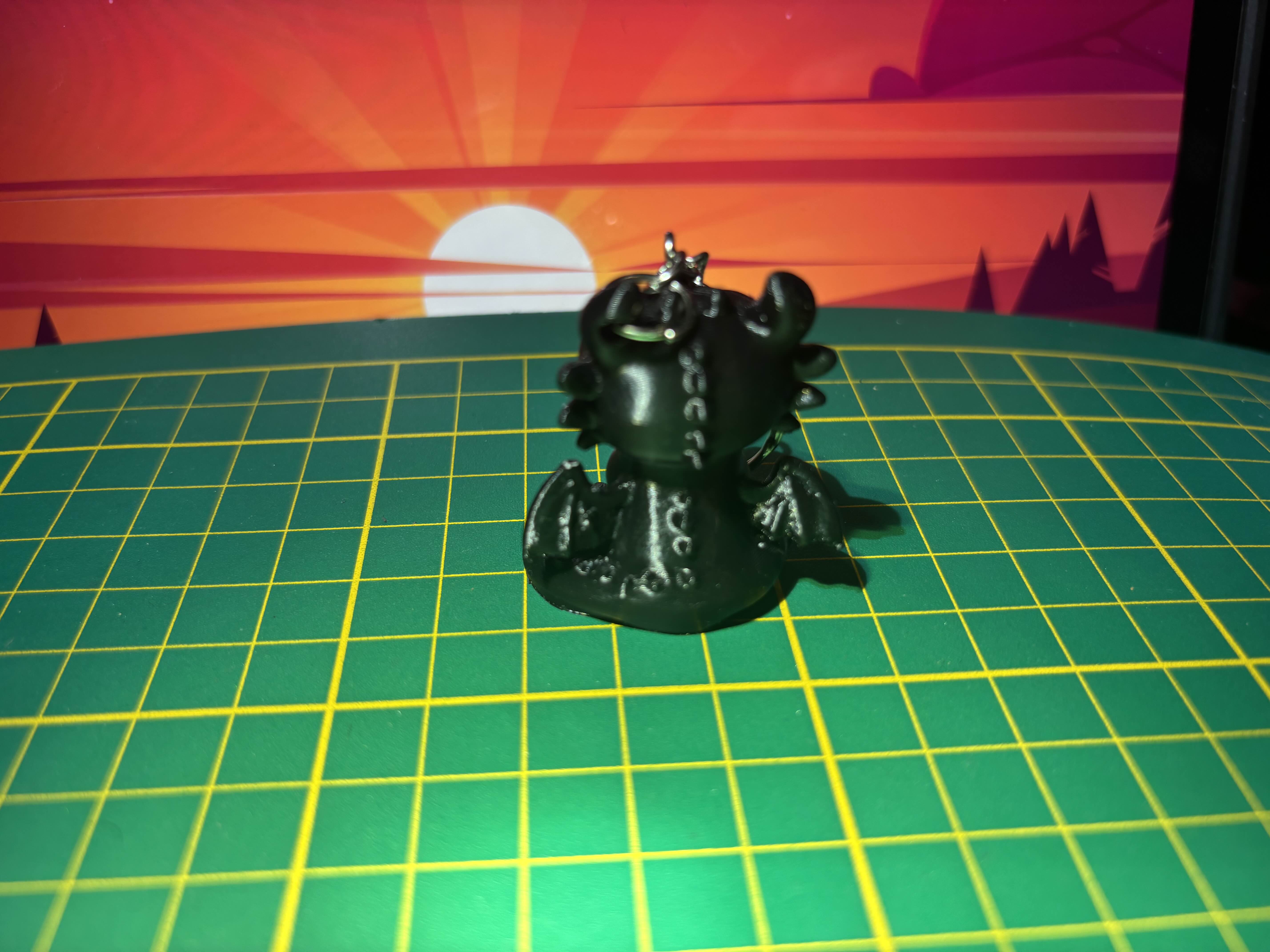 Miniatura 5 do modelo 3D Cute Toothless Keychain