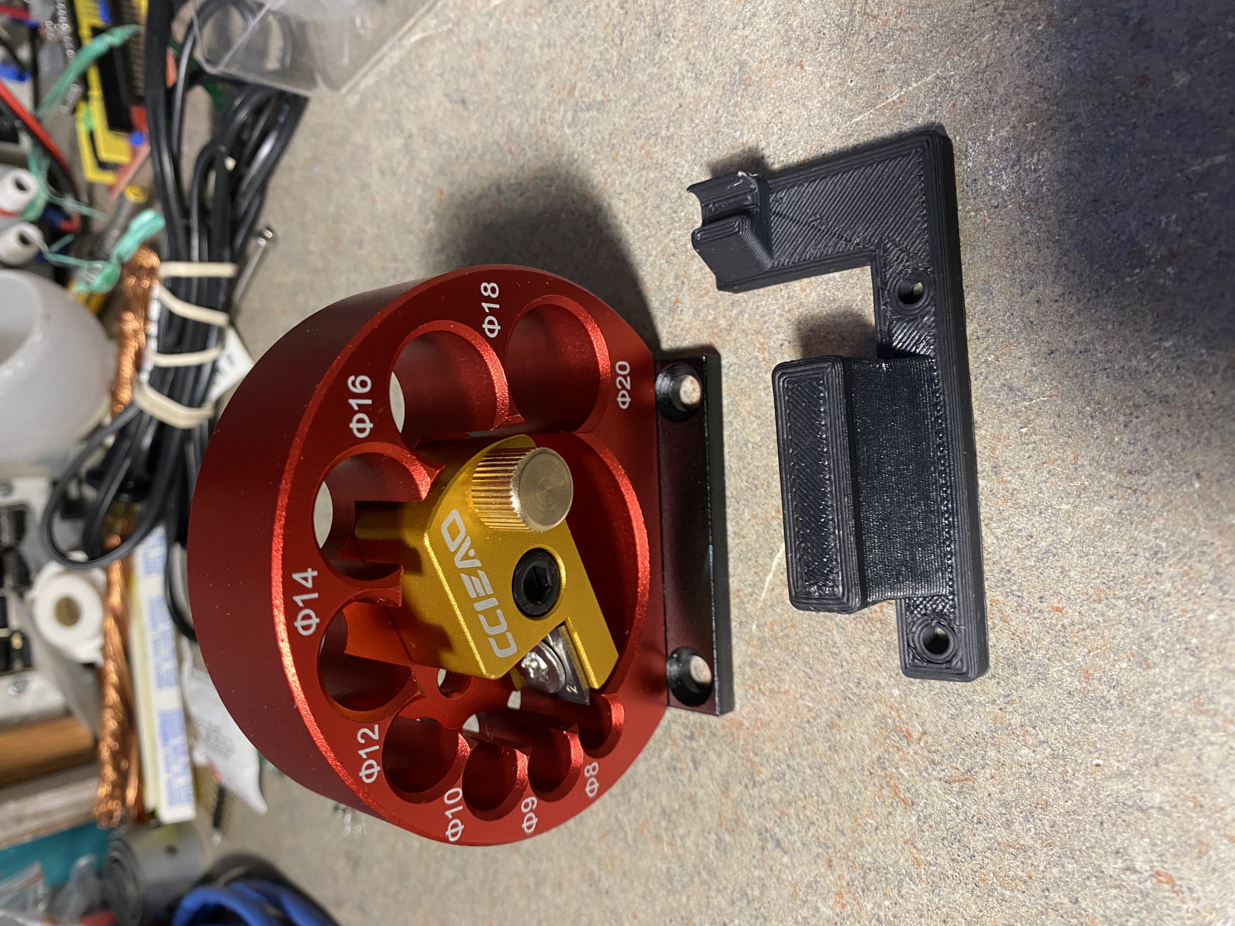 Woodworking Dowel Cutter Wrench Clip