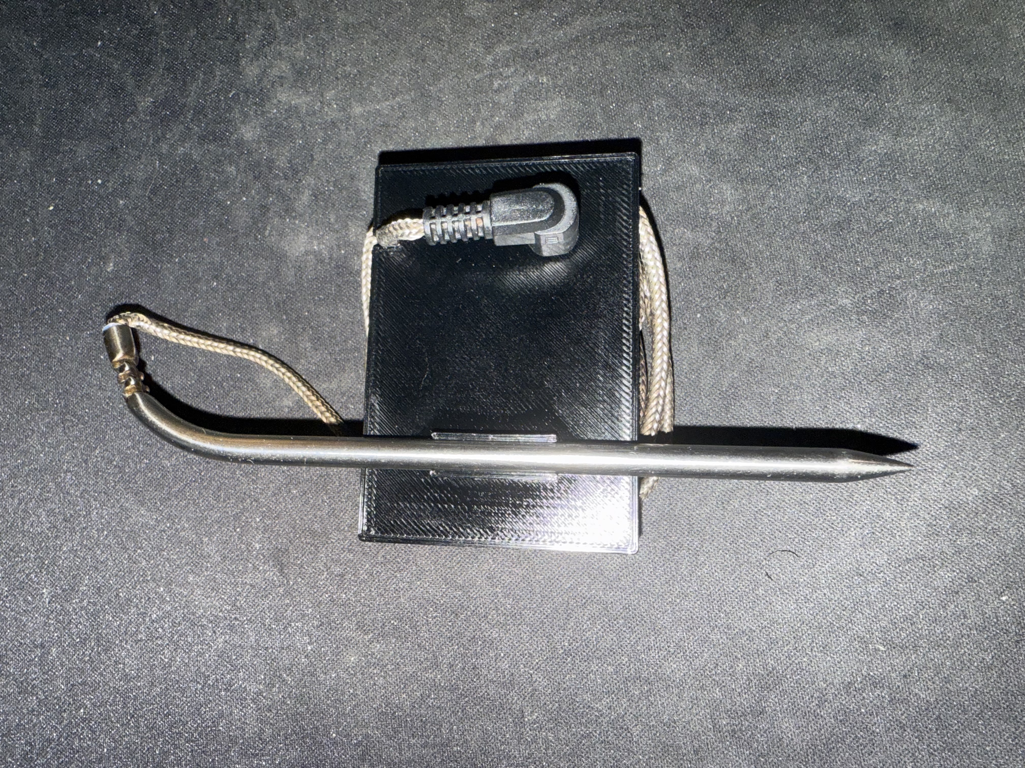 Grill Smoker Probe Thermometer Magnetic Storage Holder/Mount