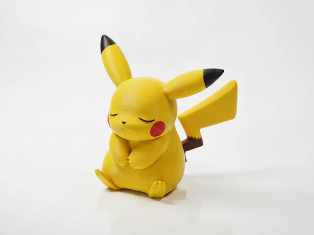 Sleeping Pikachu Figurine Pokemon 3D Printable