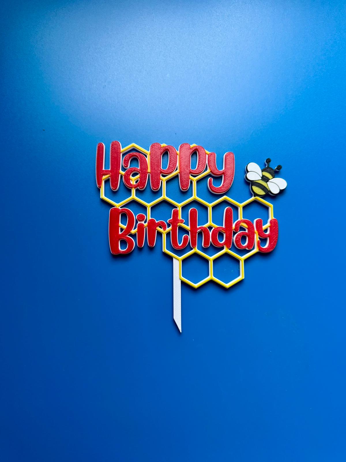 Cake Topper Bumblebee inspired