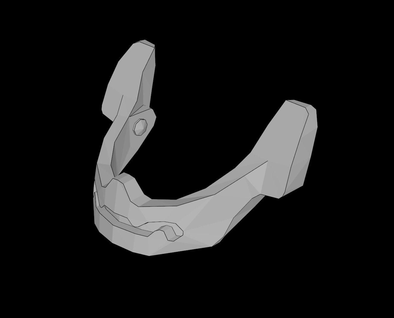 Lego Compatible (98129.dat) Minifig Visor Chin Guard
