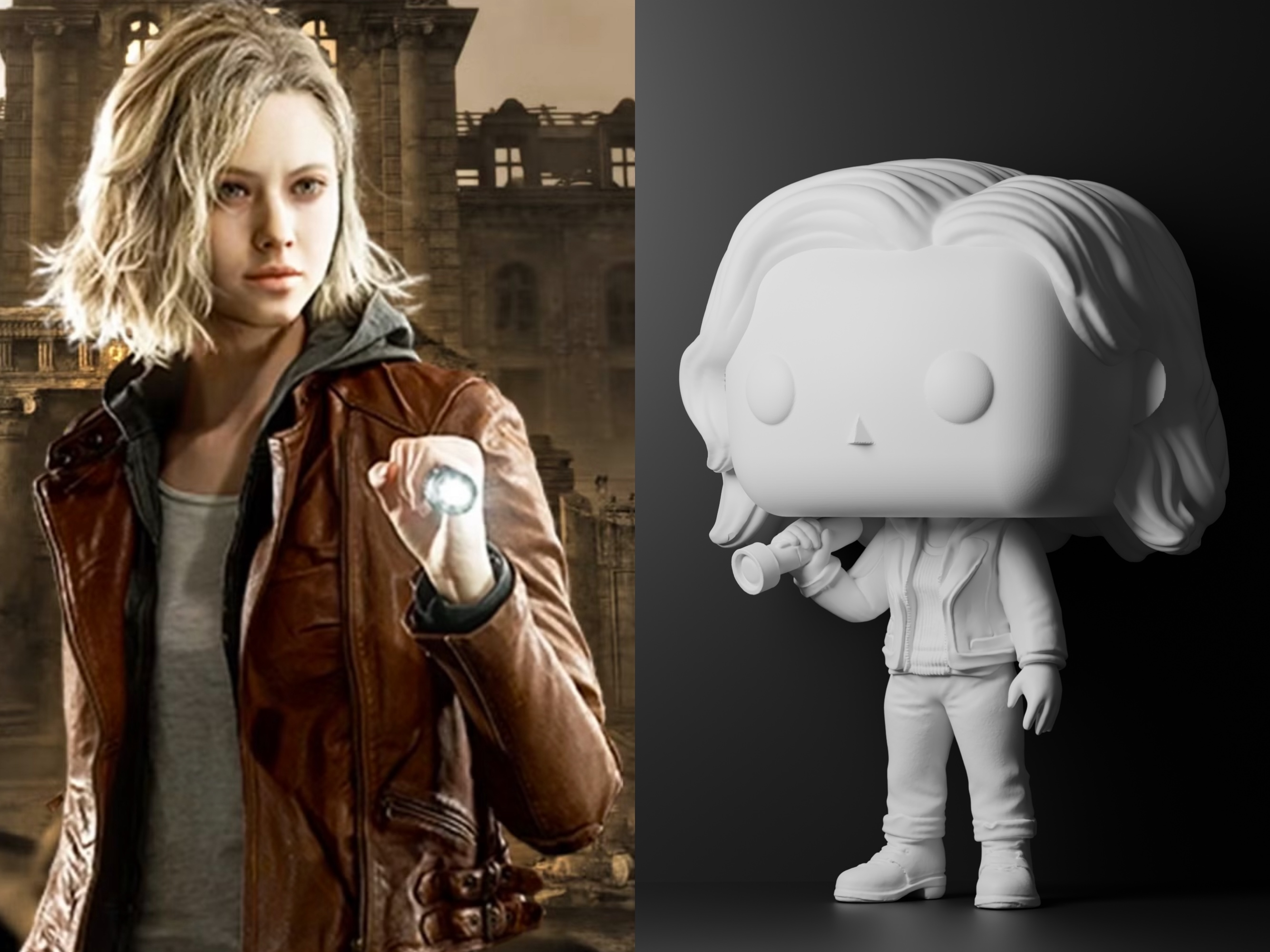 Resident Evil Requiem Grace Ashcroft Funko 3D model
