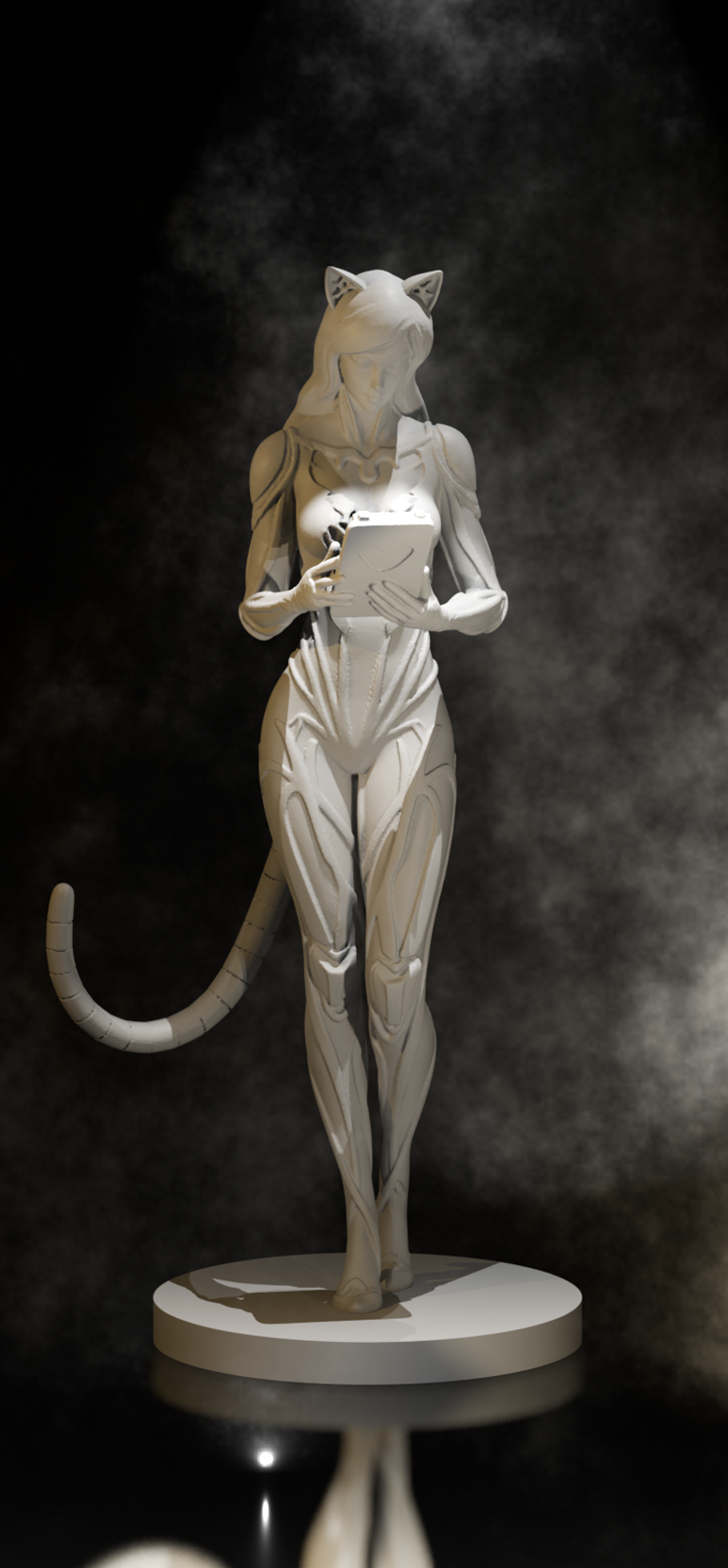 Valentine’s cat-girl figurine 5