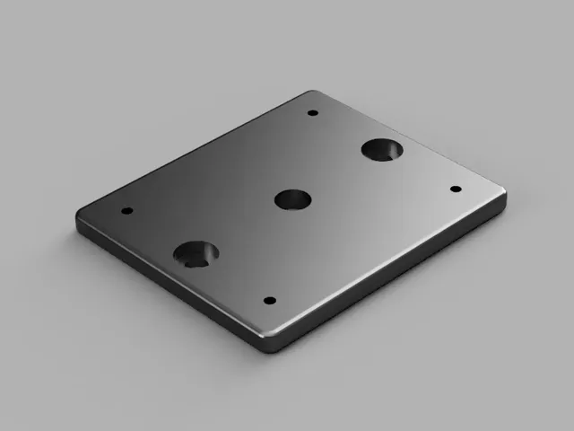 Brodit Proclip Adapter plate with M4 heatset insert