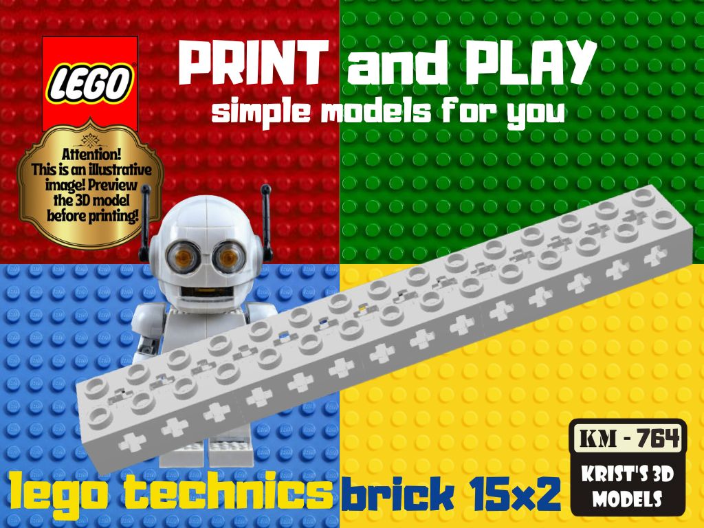 lego technics brick 15x2