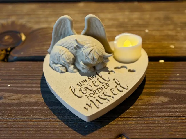 Angel Highland Cow Memorial Always Loved