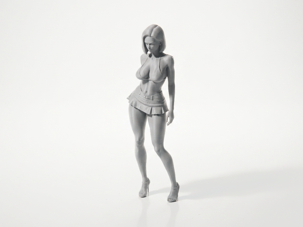 Elegant Female Figurine Collectible 3D Printable