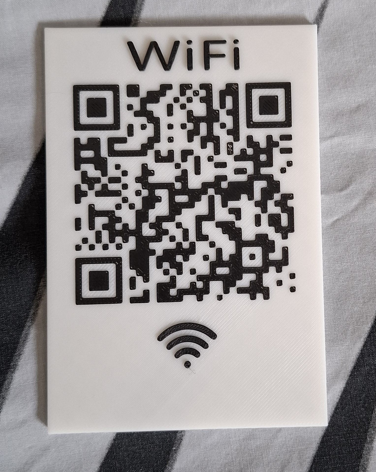 Rickroll Wifi QR Code Sign