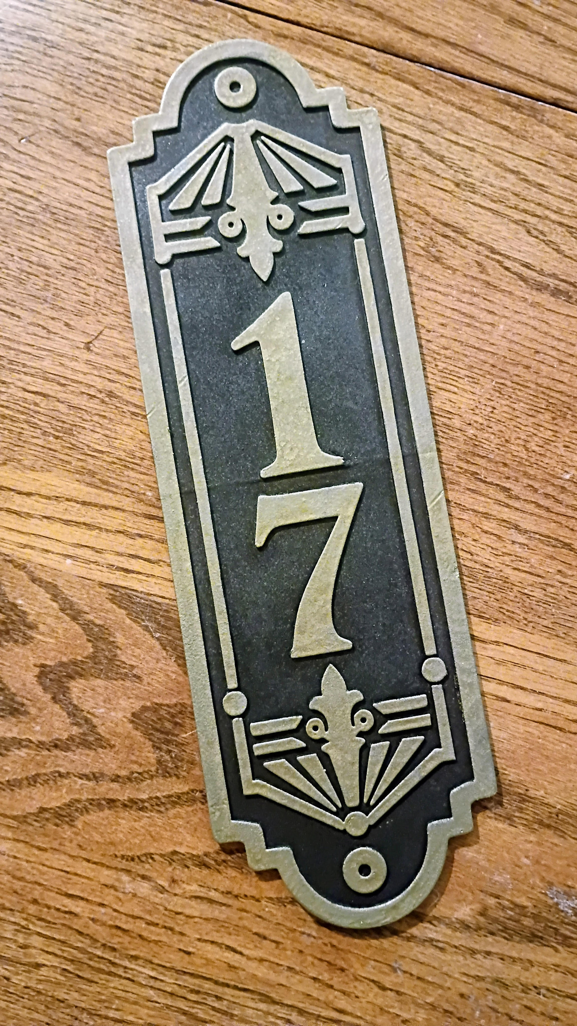 Customizable Eastlake Victorian Address Plaque