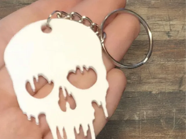 Skull key chain