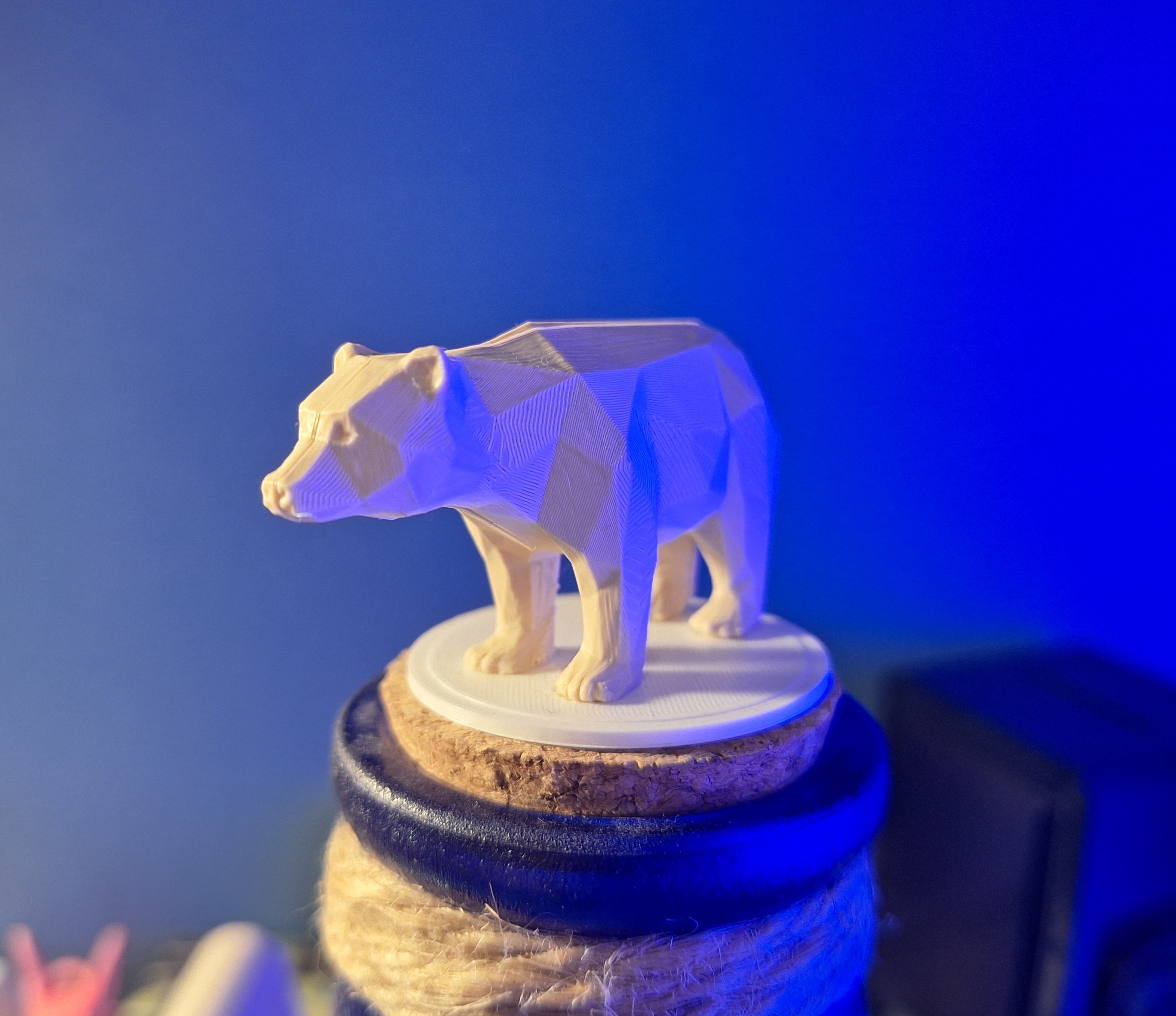 Low poly bear for TTRPG