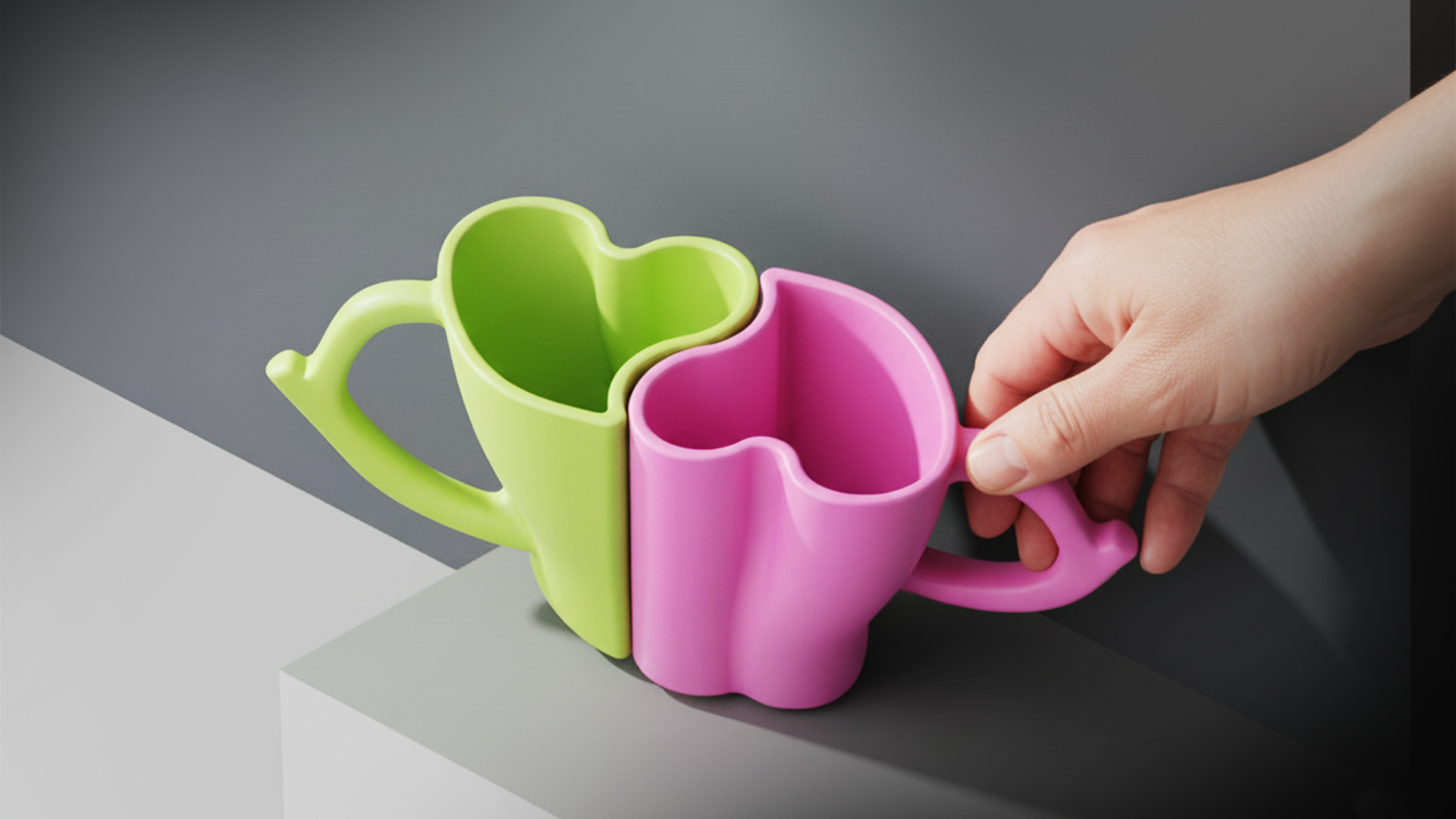 3D Printed Couple Cups