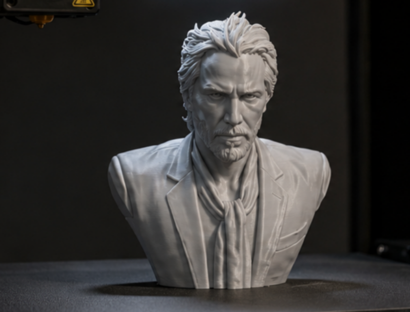 Keanu Reeves Bust Statue