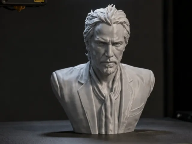 Keanu Reeves Bust Statue