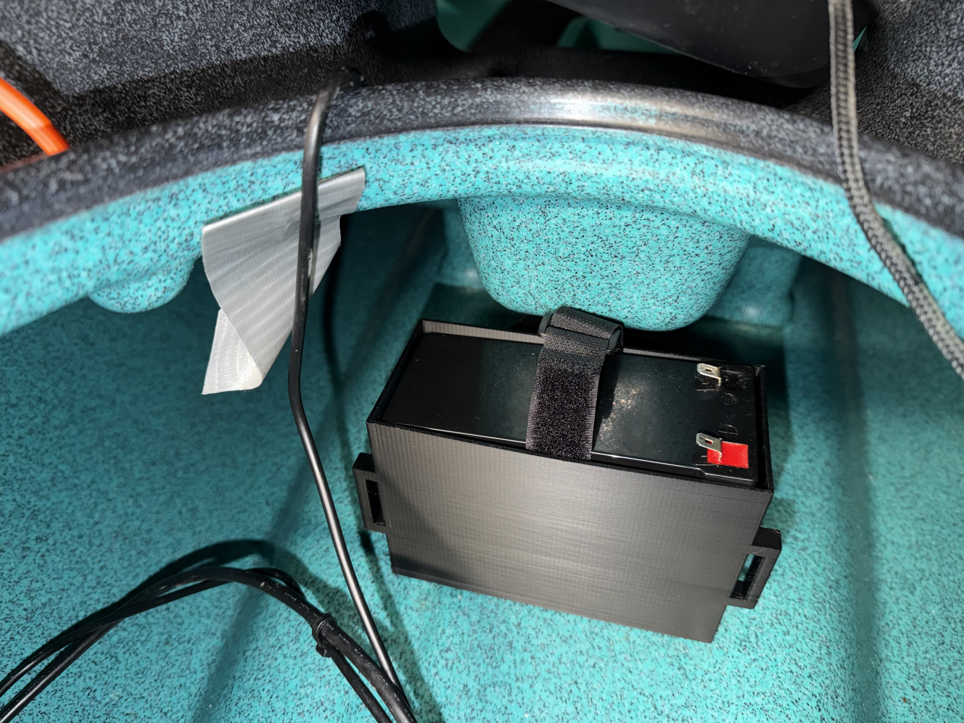 Old Town 120 PDL kayak battery box