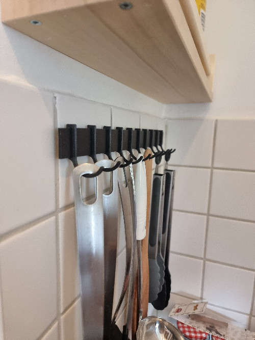 Miniatura 3 do modelo 3D Kitchen Spoon Holder Hook Rack