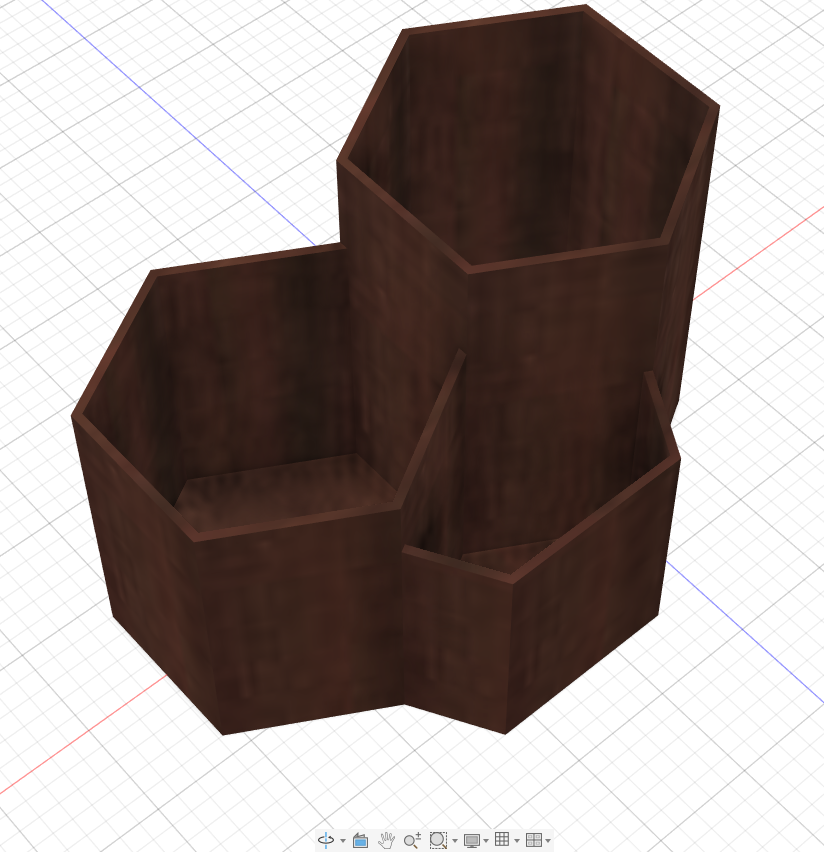 Pen holder hexa