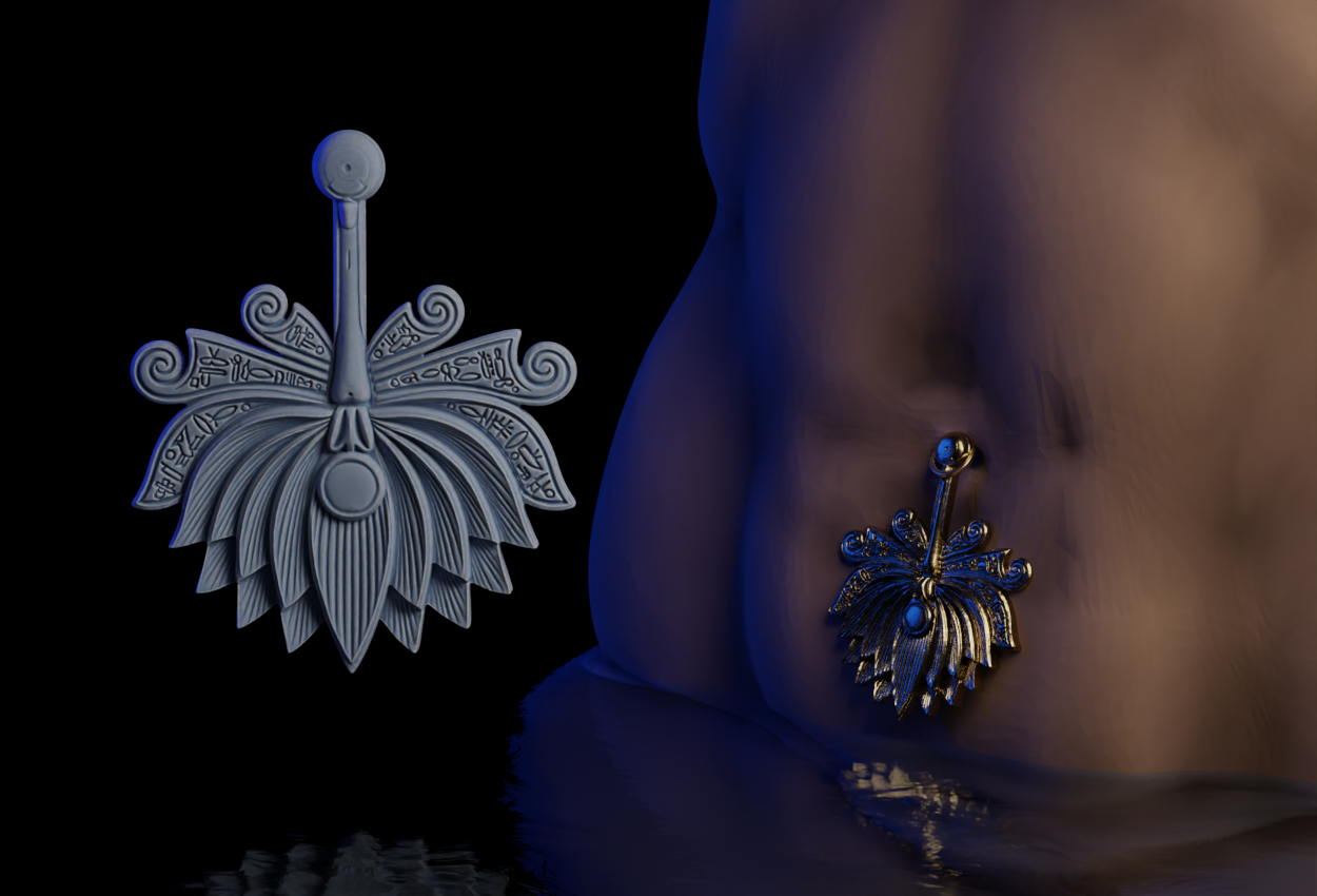 Egyptian Navel / Pendant / Earring Decoration #2