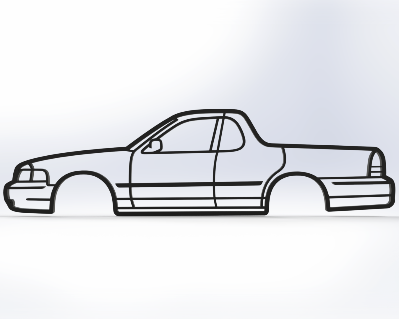Mercury Grand Marquis Pickup Ute Wall Art