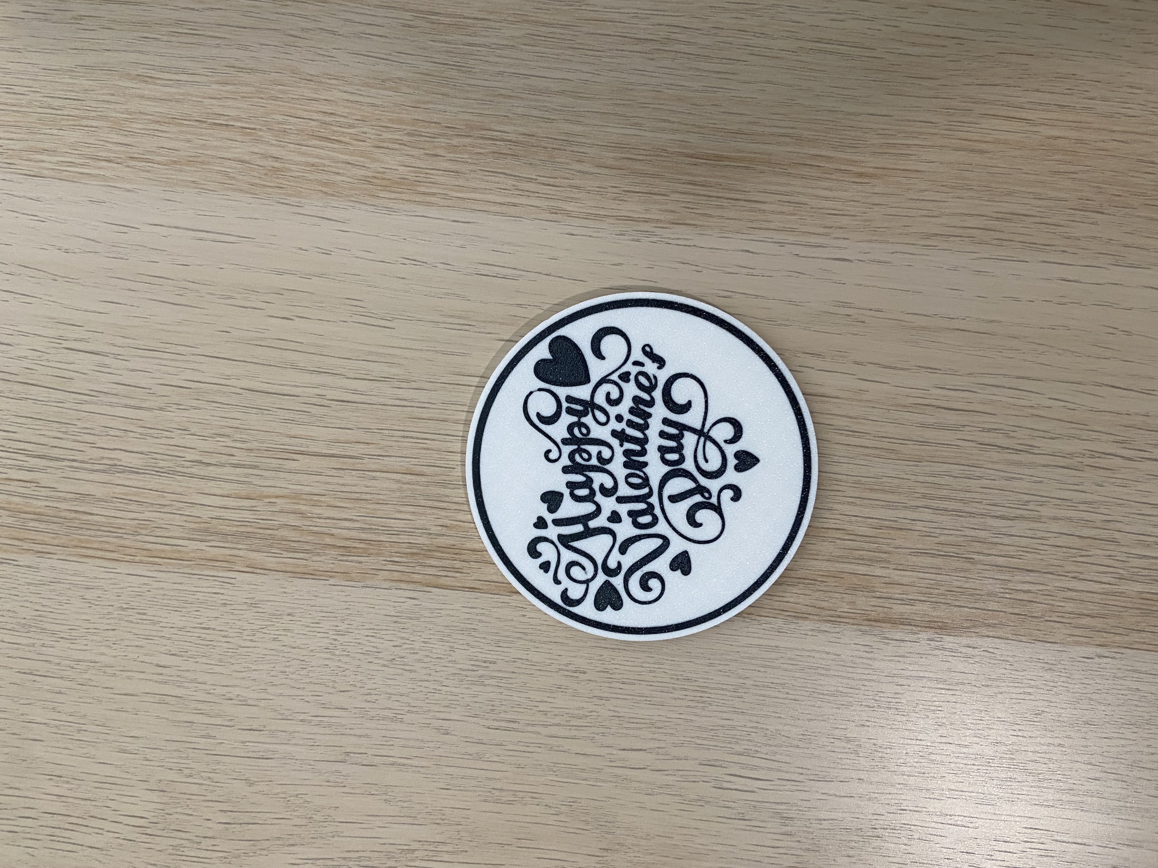 Happy Valentines Day Coaster