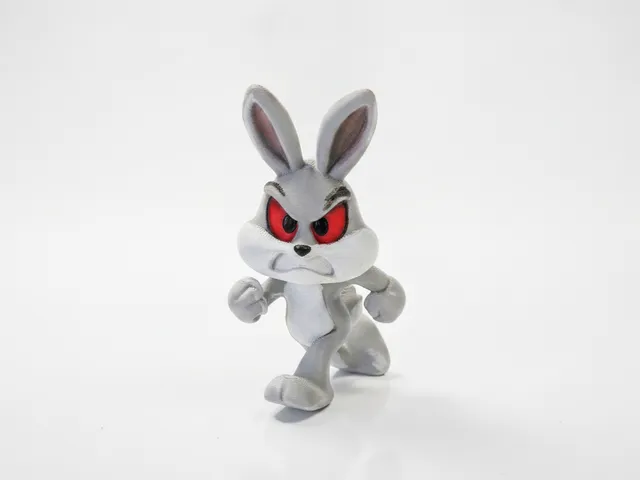 Angry Bugs Bunny Figurine Cartoon 3D Printable