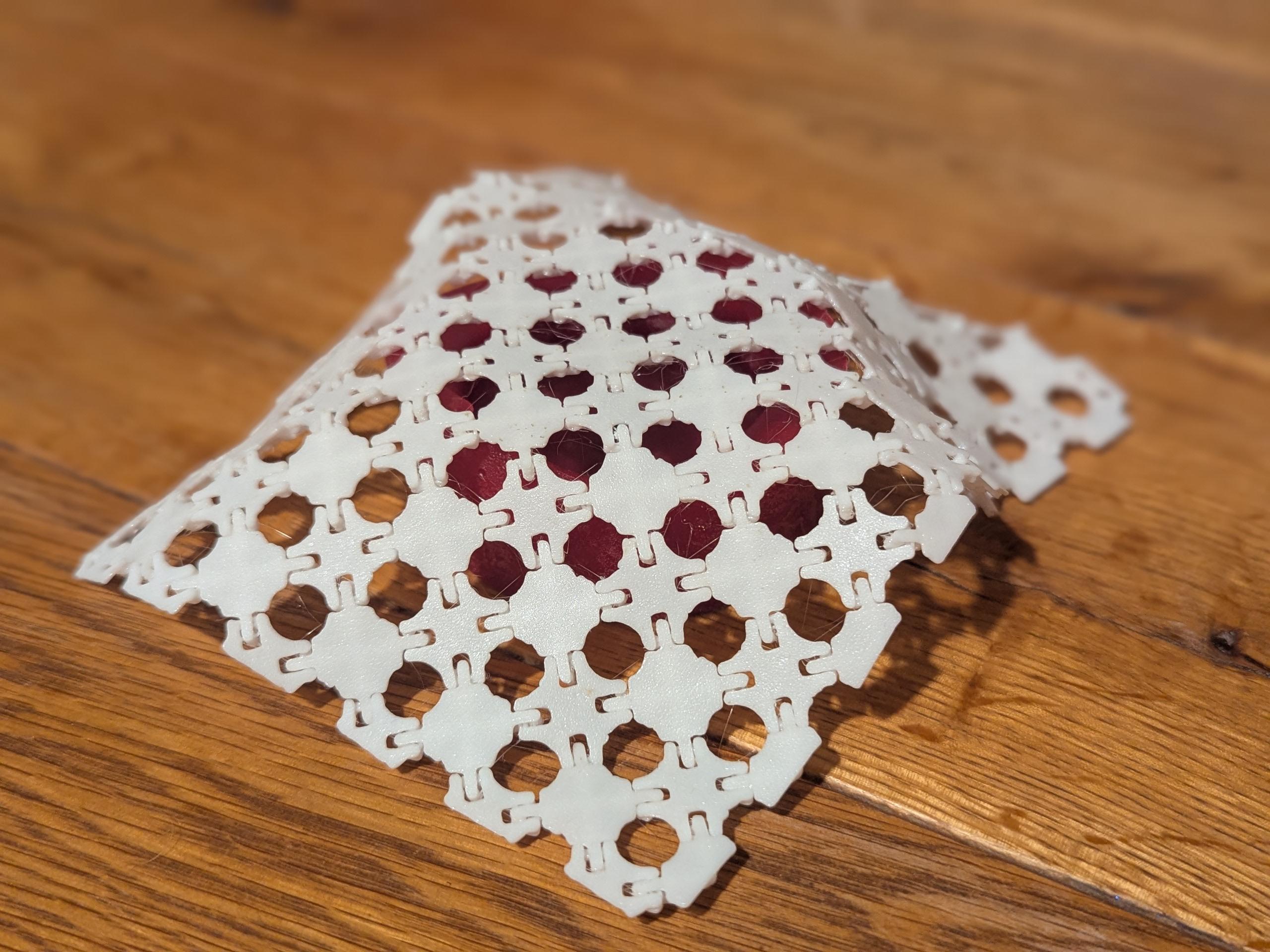 Endless fabric from 6 KByte model