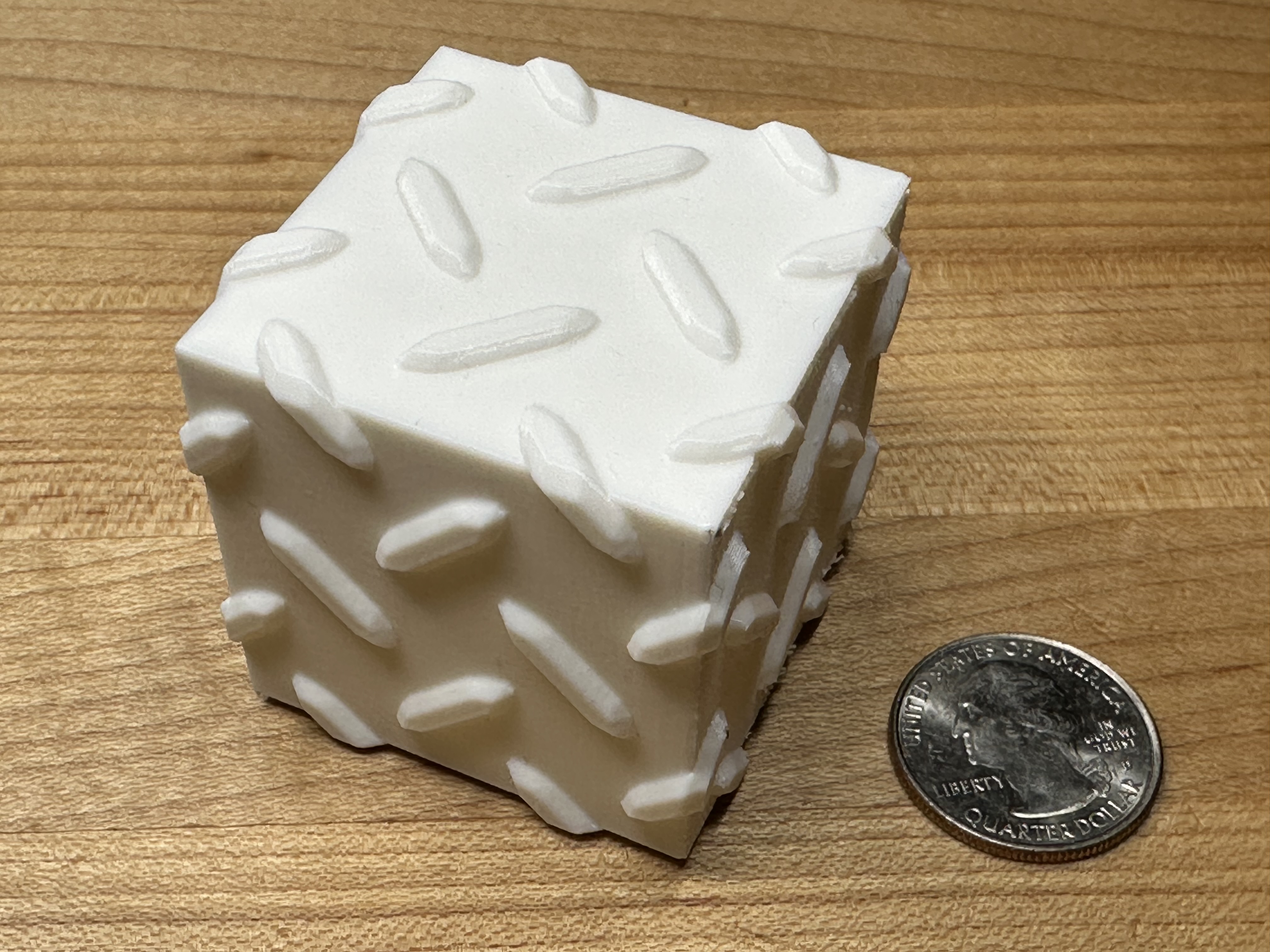 Diamond Plate Cube
