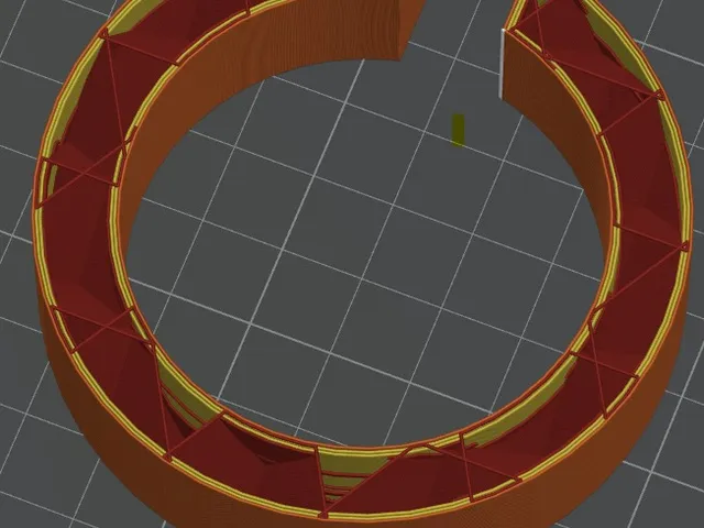 Spool adapter ~75/71mm od to ~55mm id works well on AD5X