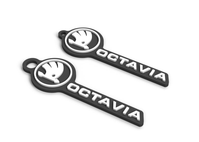 Skoda Octavia Keychain