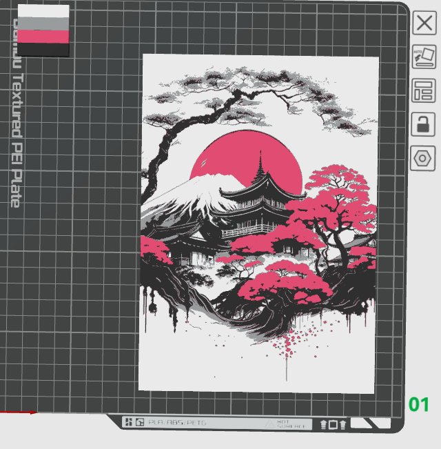 Cherry Blossom Hueforge — thumbnail 3
