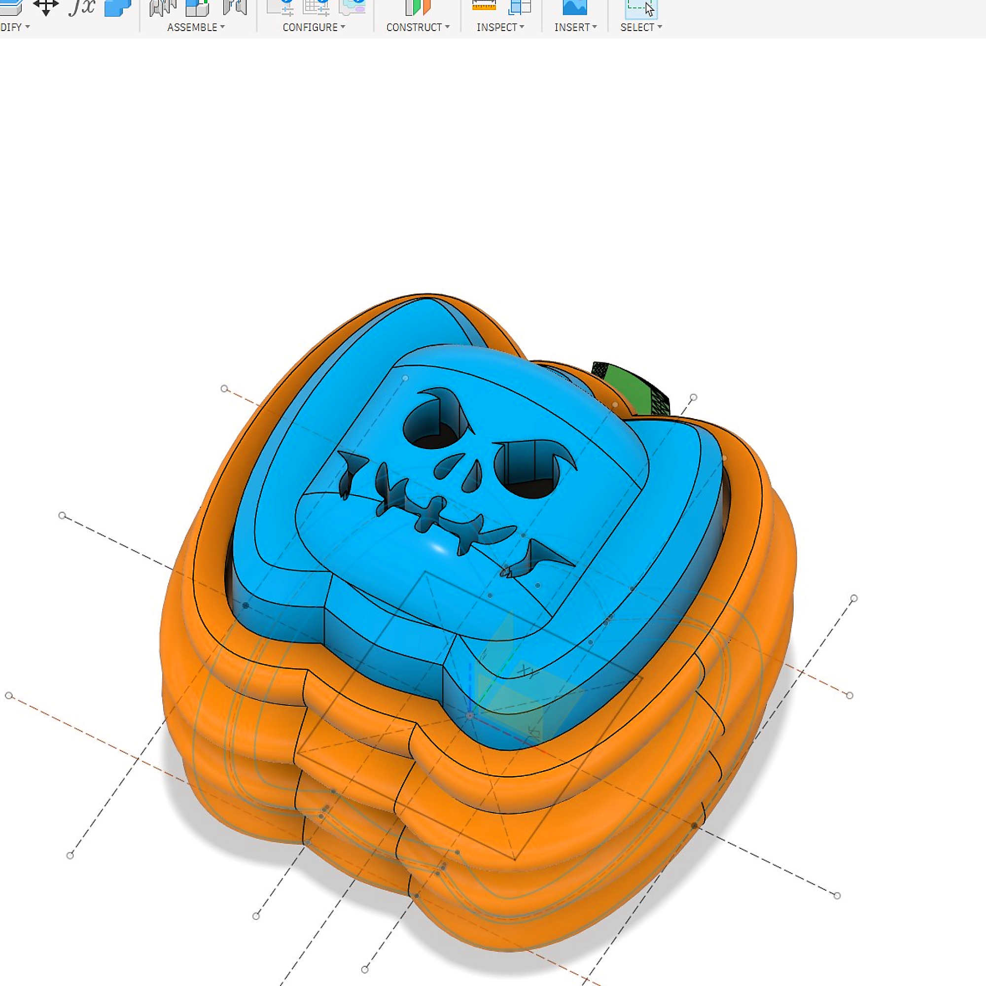 Pumpkin halloween clicker