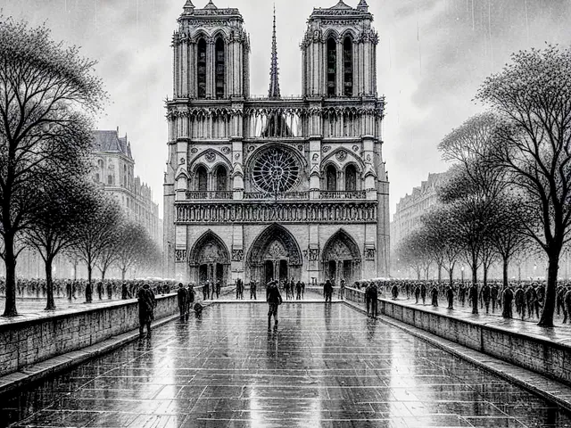 Hueforge Notre Dame Wall Art