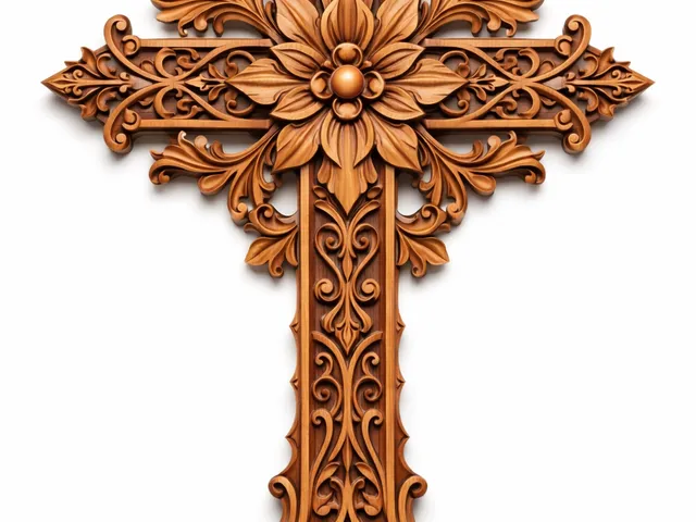 Gothic Rose Cross