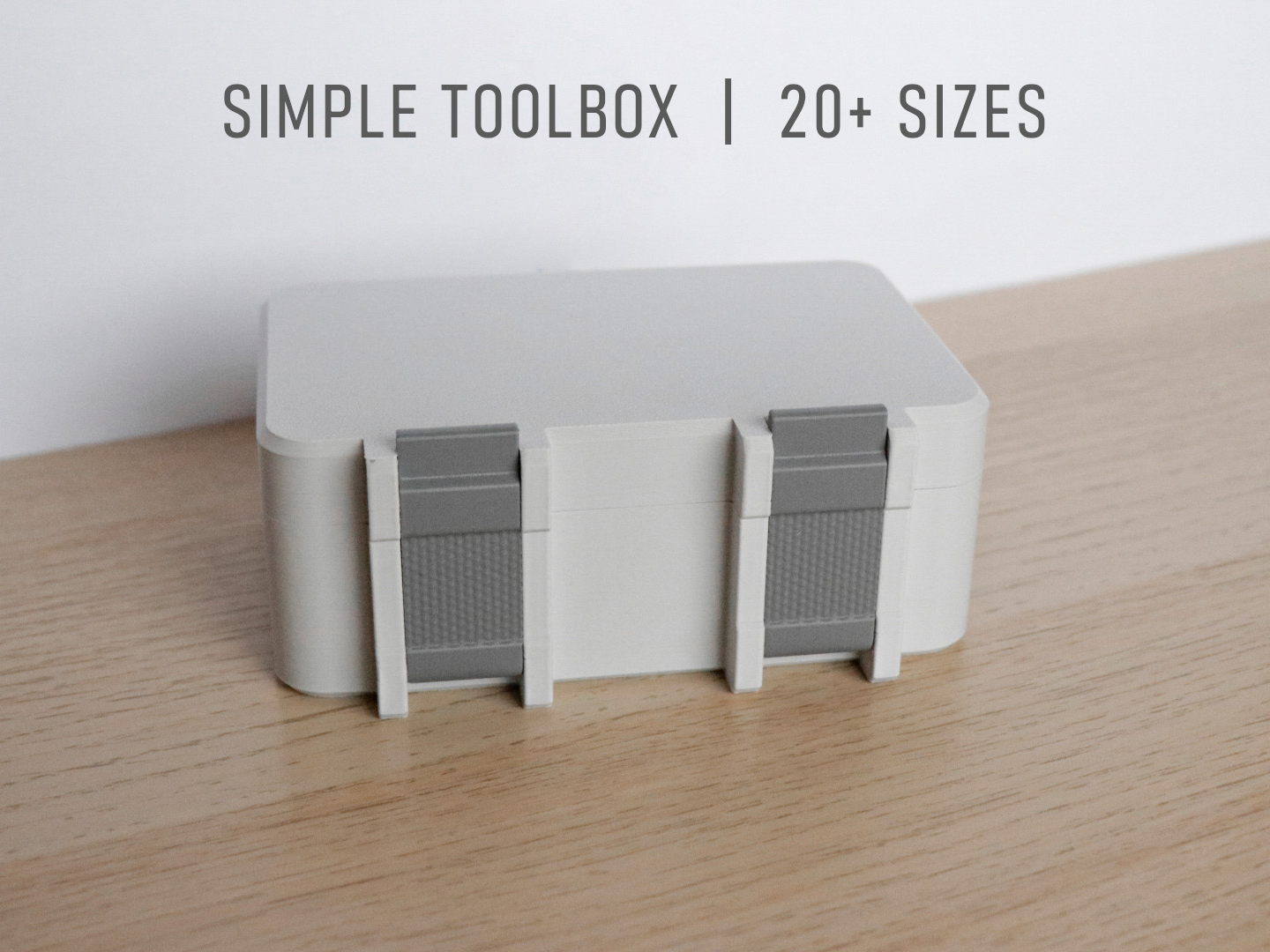 Snap-Lock Storage Box | 3D Printable Toolbox