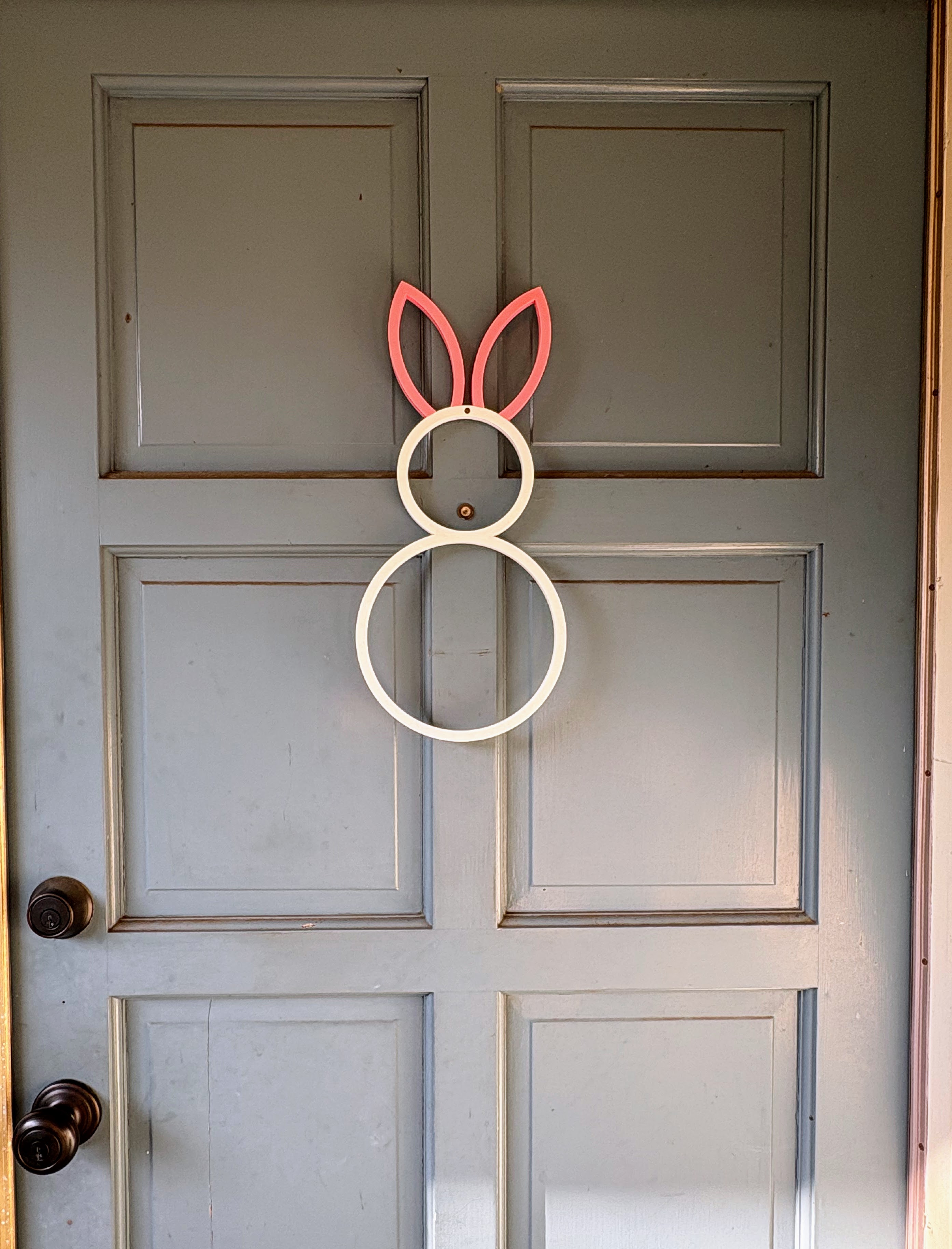 Abstract Easter Bunny Wall Hanger — miniatura 3