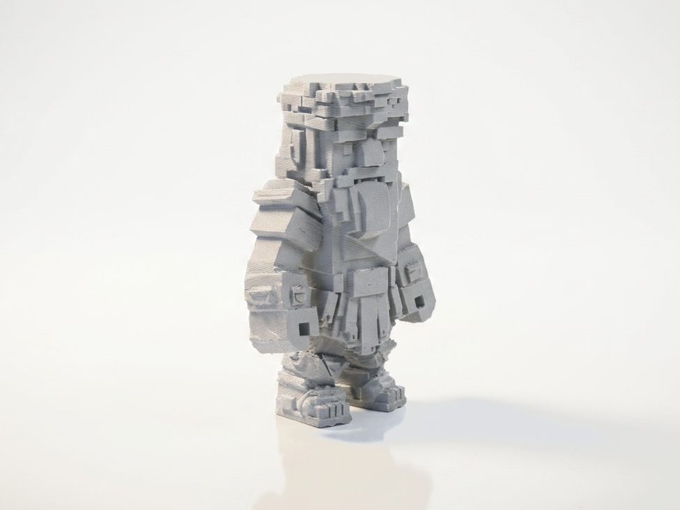 Minecraft Greek Hero Figurine Gaming 3D Printable