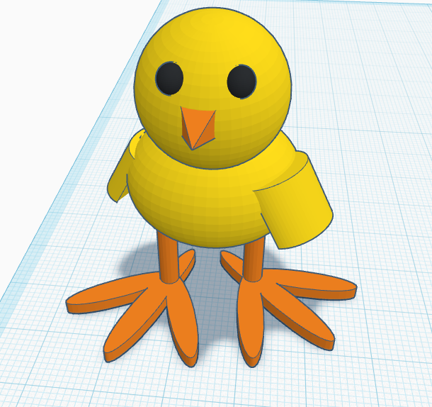 chick 3D model