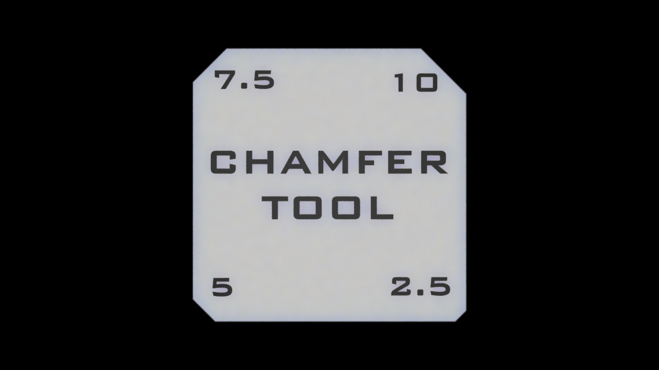 Chamfer Tool 60x60mm