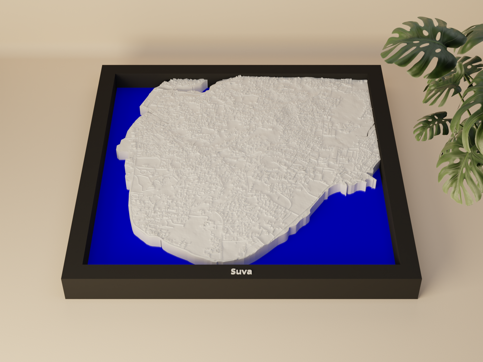 Suva, Fiji - 3D Miniature