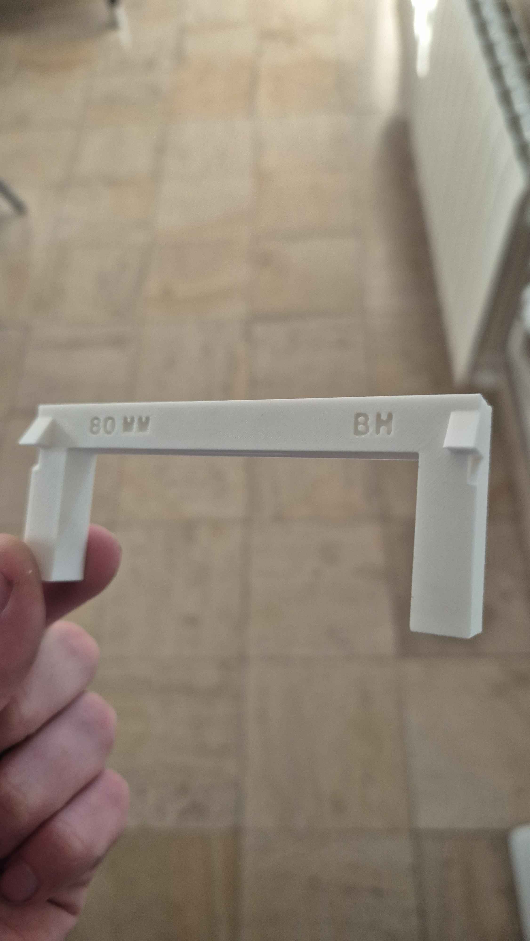 Bicycle saddle height measurement tool 80mm