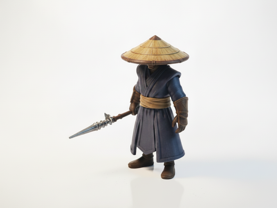 Raiden Warrior Figurine Gaming Collectible 3D Printable
