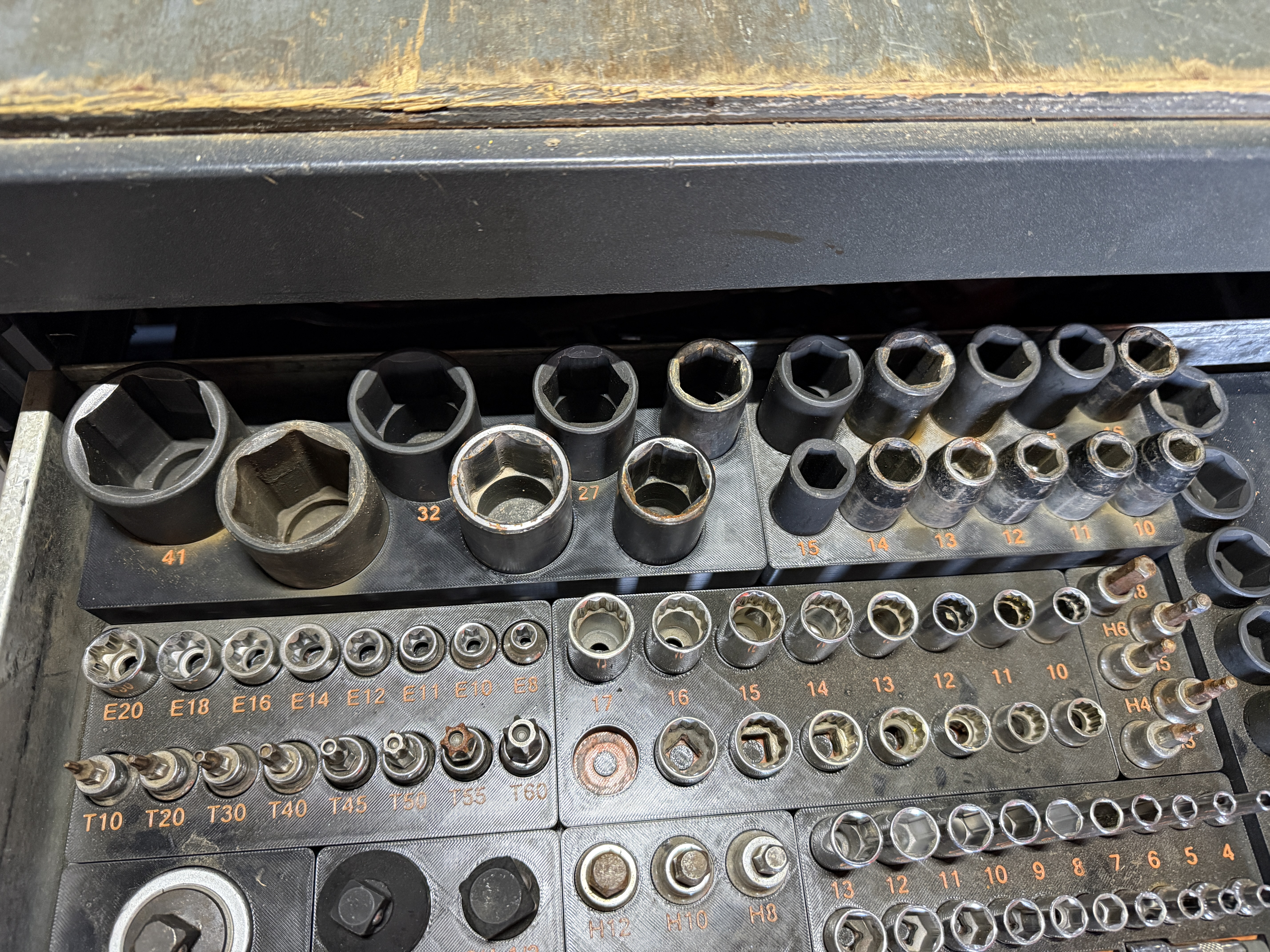 Halfords 1/2" Deep Socket Holder Gridfinity