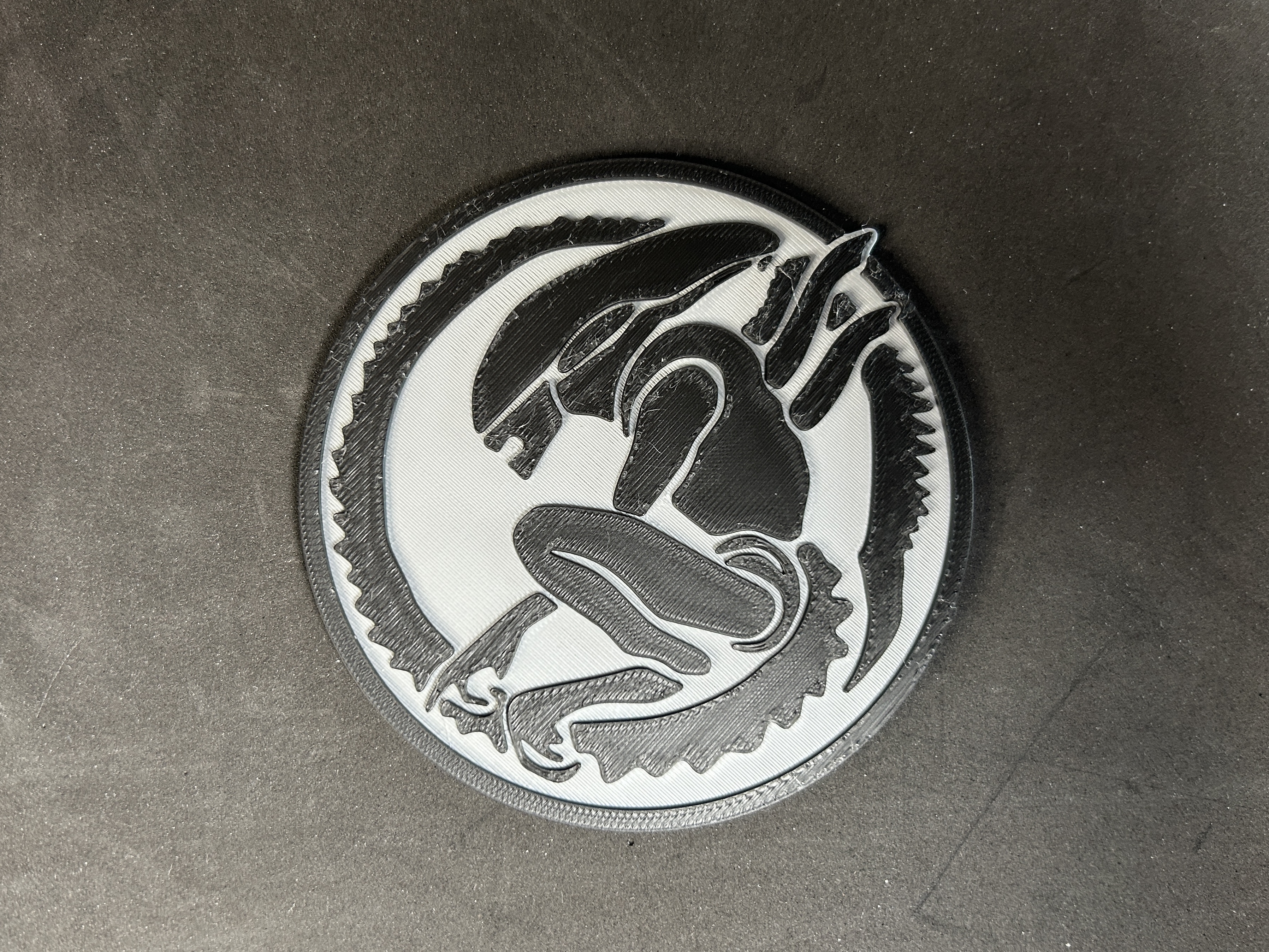 Miniatura 2 do modelo 3D Alien Xenomorph Coasters
